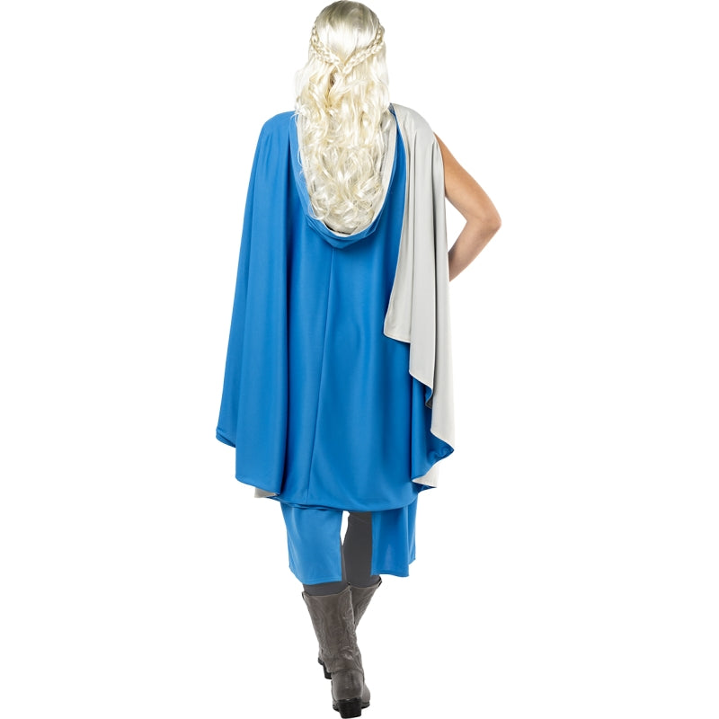 Disfraz de Daenerys Targaryen azul de Juego de Tronos para mujer Espalda