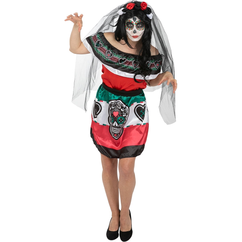 Disfraz de Día de los Muertos para mujer Bis
