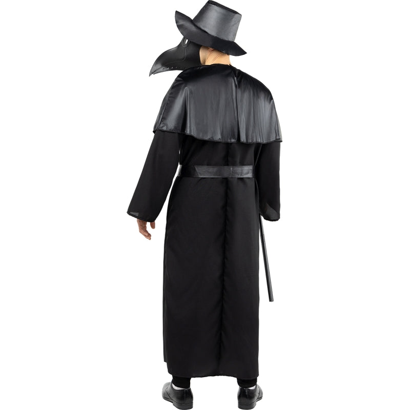 Disfraz de Doctor Plaga de La Peste para hombre Espalda