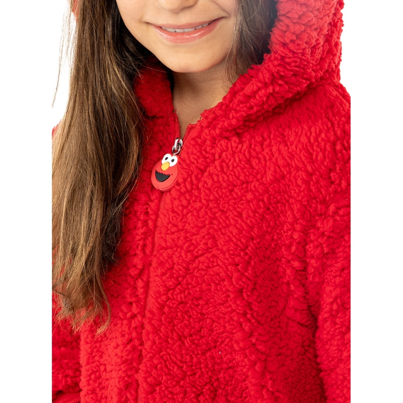 Disfraz de Elmo Oficial de Barrio Sésamo infantil Detalle Bis