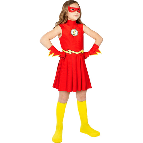 Disfraz de Flash para niña