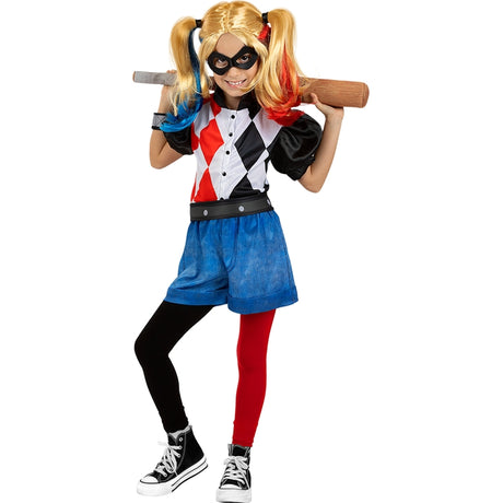 Disfraz de Harley Quinn Rombos para niña