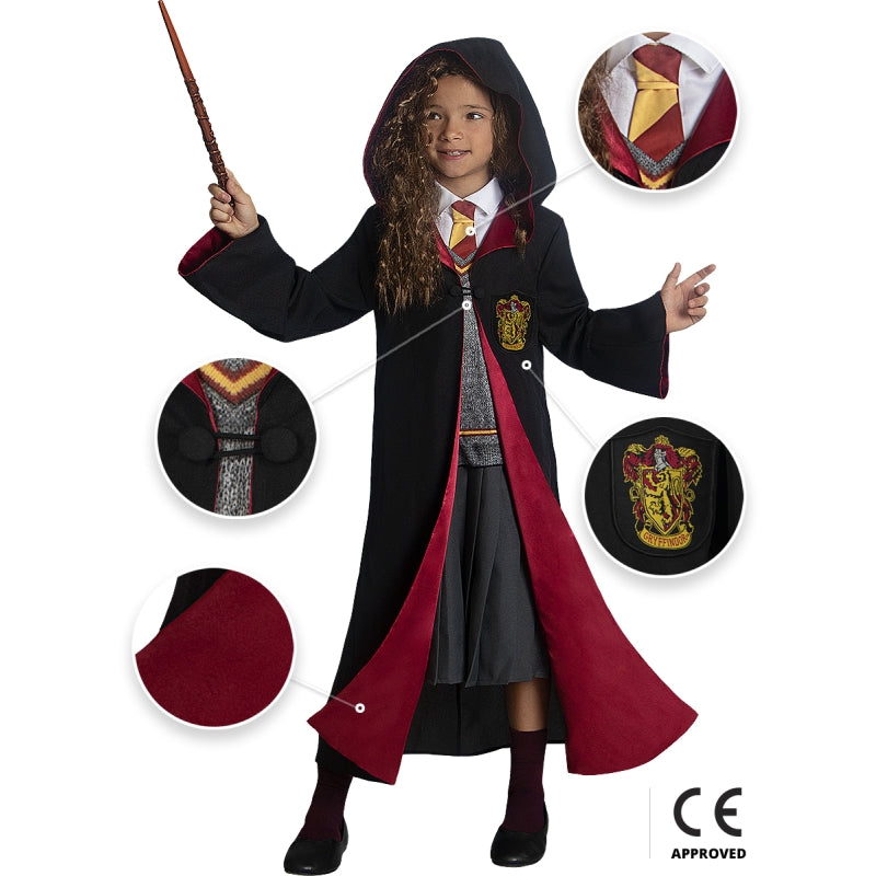 Disfraz de Hermione Granger Deluxe para niña Detalle Bis