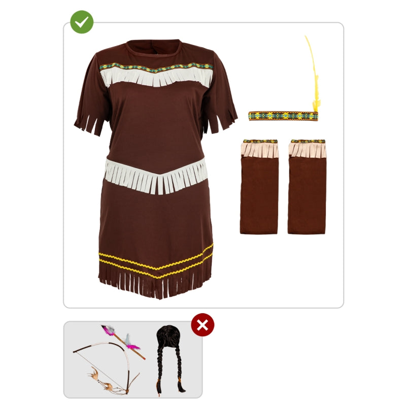 Disfraz de India Sexy para mujer Contenido