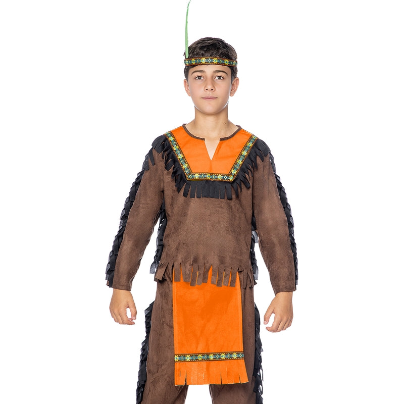 Disfraz de Indio Deluxe para niño Detalle
