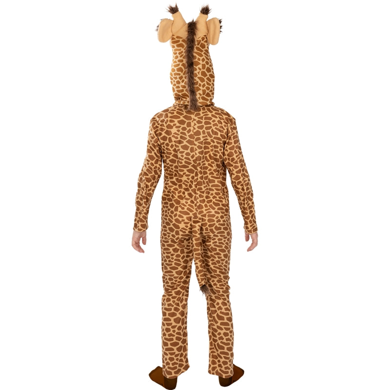 Disfraz de Jirafa en el zoológico infantil Espalda