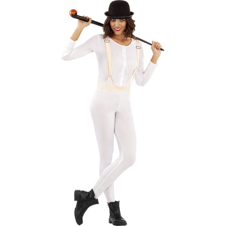 Disfraz de Alex DeLarge de La Naranja Mecánica para mujer