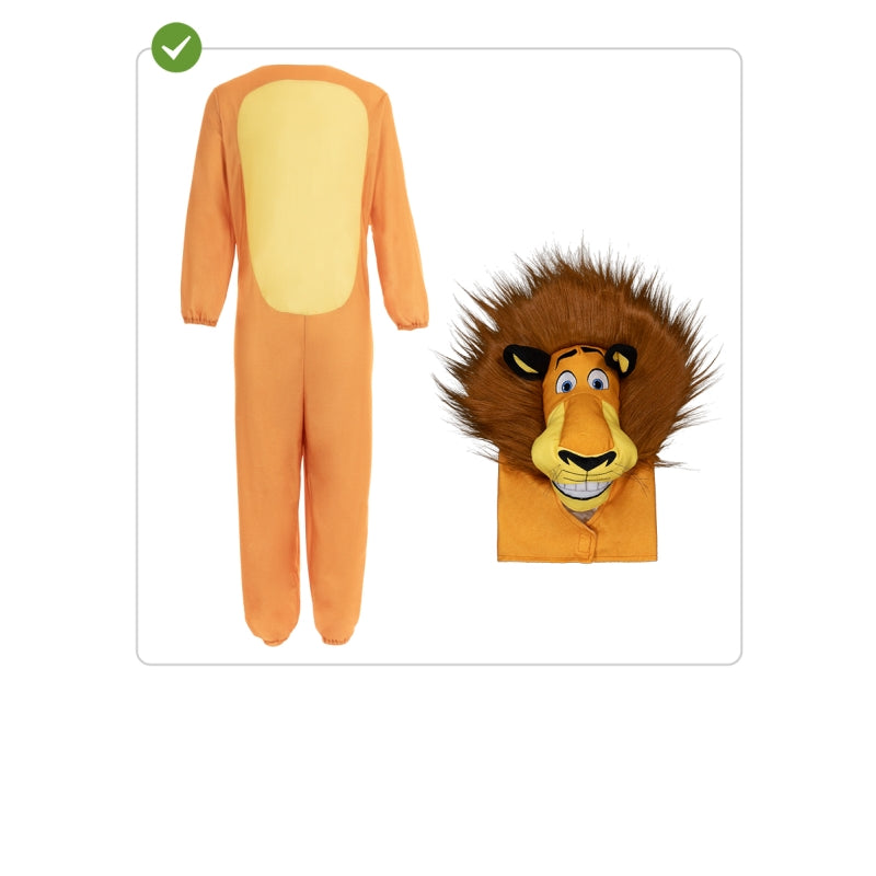 Disfraz de Alex el León de Madagascar para hombre Contenido
