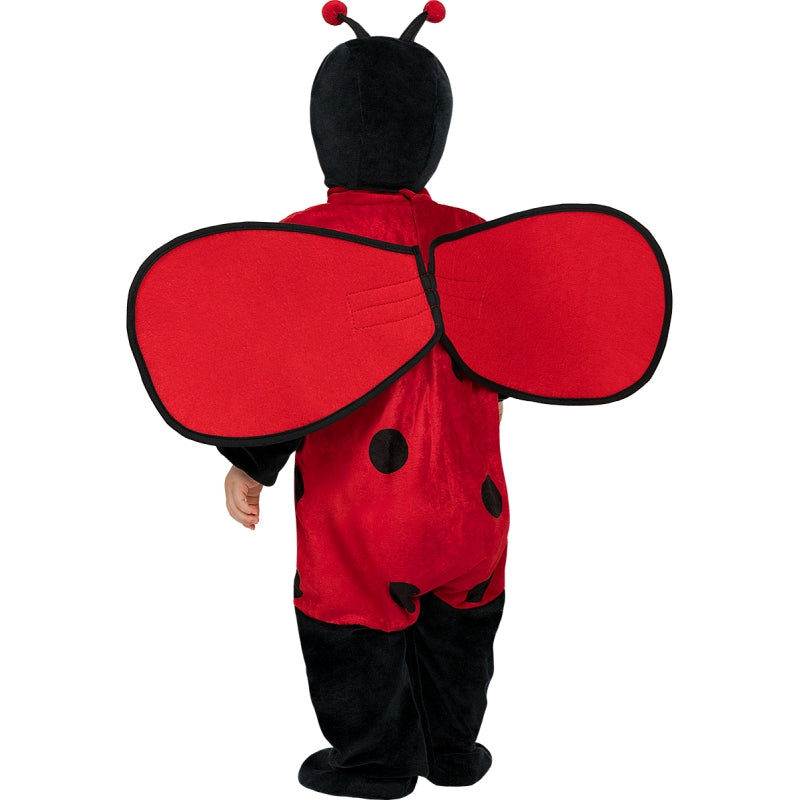 Disfraz de Mariquita del bosque para bebé Espalda