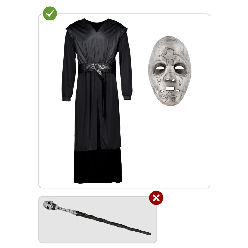 Disfraz de Mortífago Harry Potter para hombre Contenido