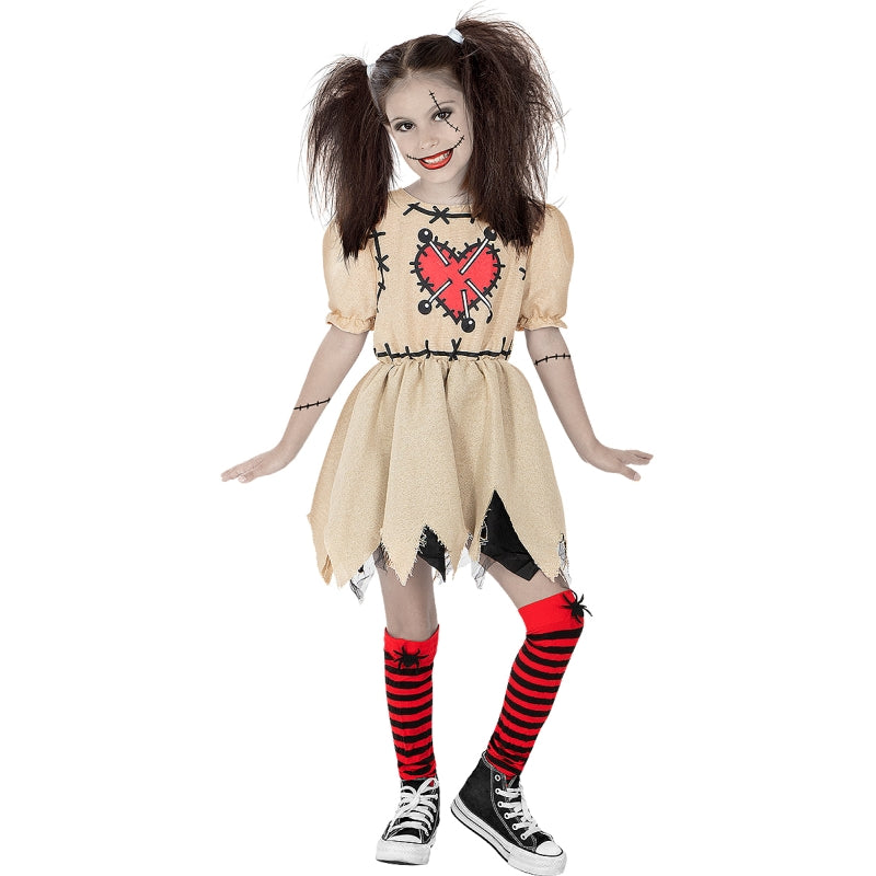 Disfraz de Muñeca Ritual Vudú para niña Bis