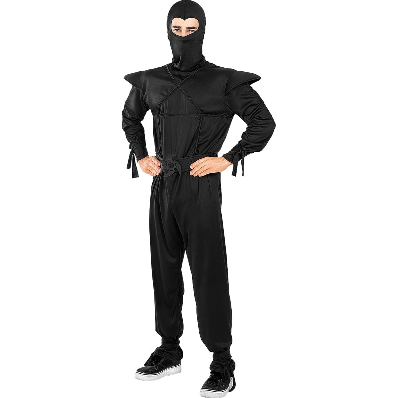 Disfraz de Ninja negro para hombre Bis