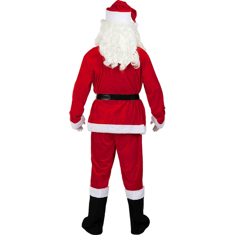 Disfraz de Santa Claus Lujo para hombre Espalda