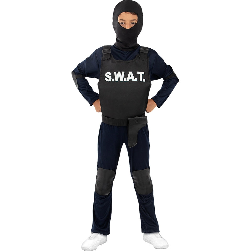 Disfraz de Policía de élite SWAT para niño Bis