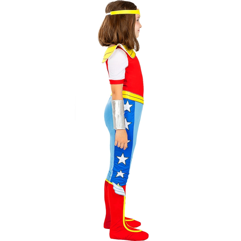 Disfraz de Wonder Woman DC Super Hero Girls para niña Perfil