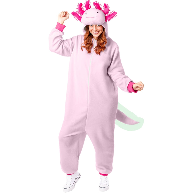 Disfraz de Ajolote Albino adulto unisex