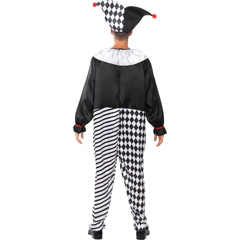 Disfraz de Arlequín Clásico para hombre Espalda