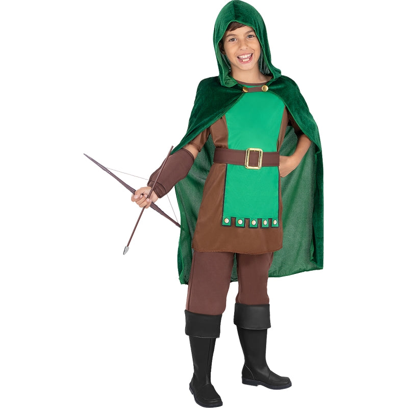 Disfraz de Arquero Robin para niño Bis