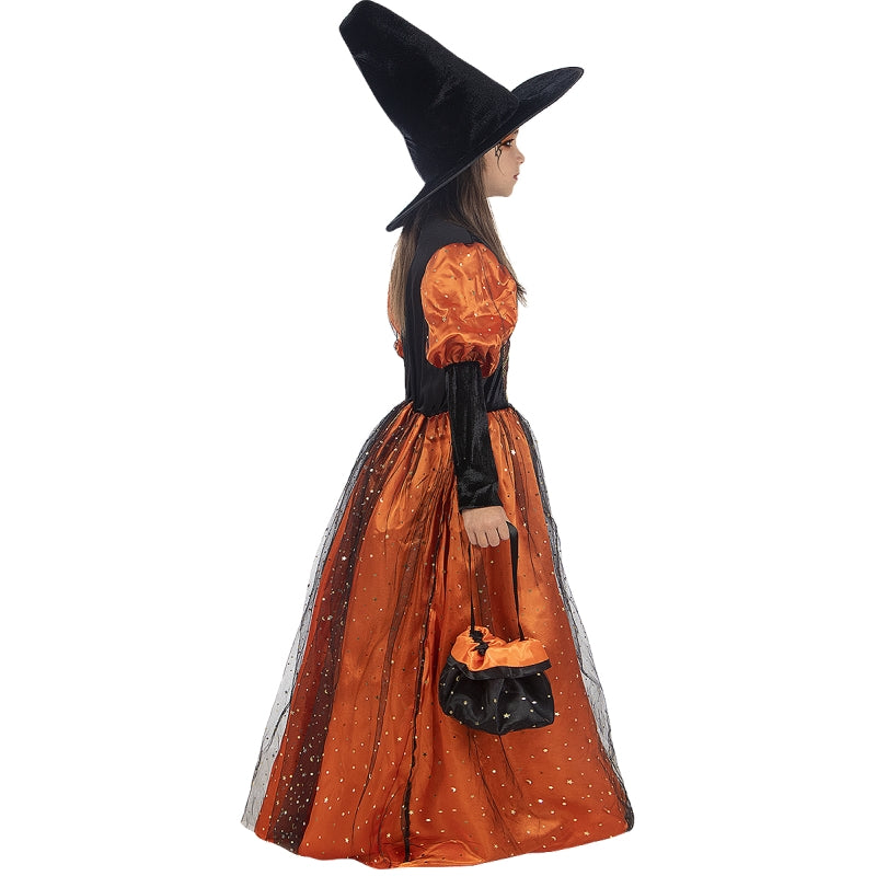 Disfraz de Bruja Premium para niña Perfil