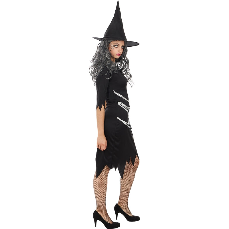 Disfraz de Bruja Negra para mujer Perfil Bis