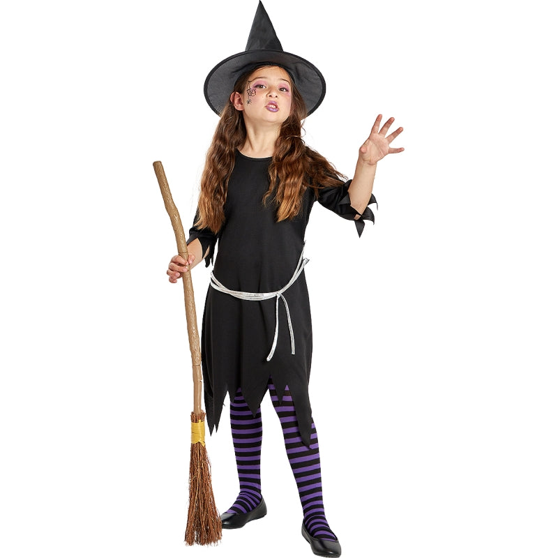 Disfraz de Bruja Cintas para niña Detalle