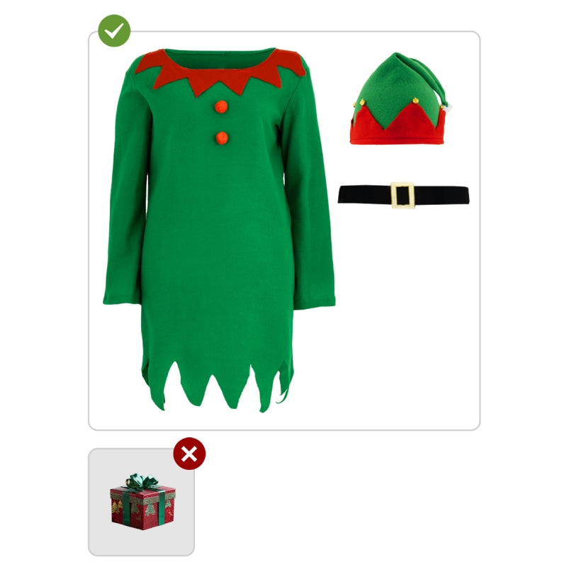 Disfraz de Elfa Duende para mujer Contenido