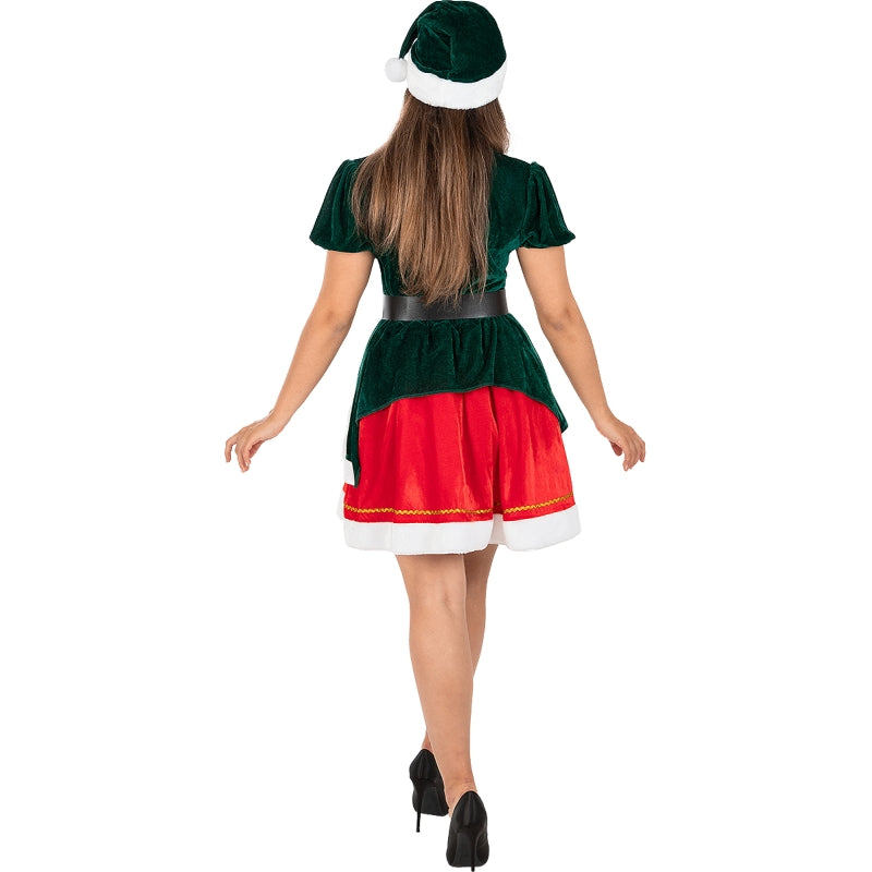 Disfraz de Elfa Navideña Sexy para mujer Espalda