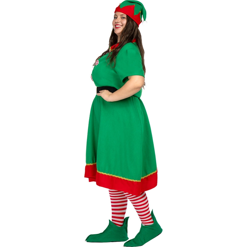 Disfraz de Elfa Clásica para mujer Perfil Bis