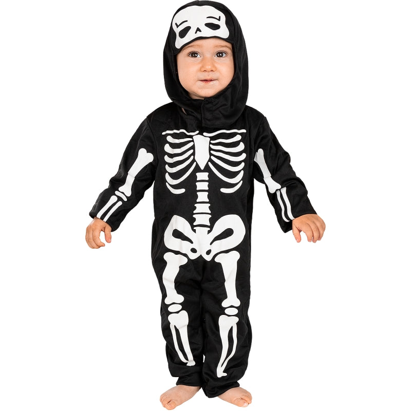 Disfraz de Esqueleto Tenebroso para bebé Bis