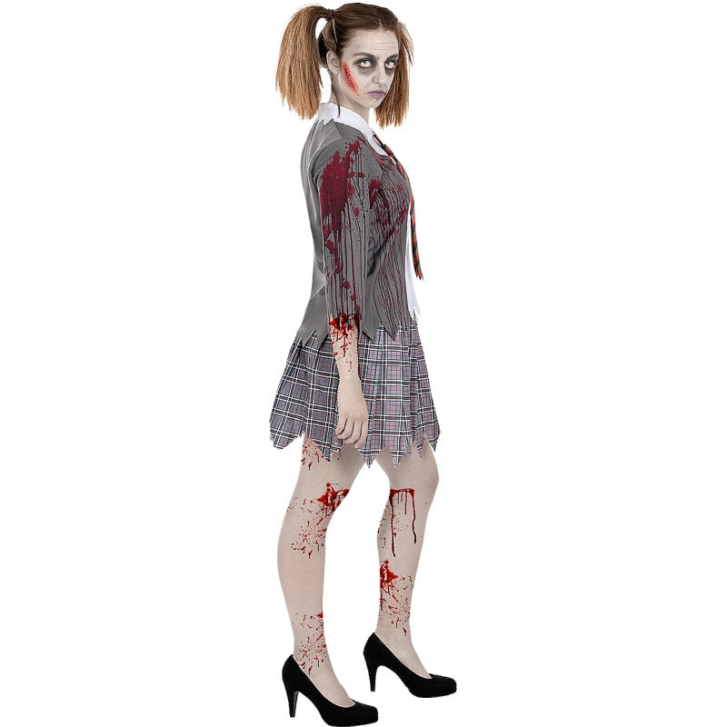 Disfraz de Colegiala Zombie para mujer Perfil