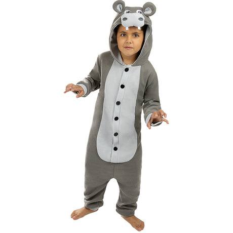 Disfraz de Hipopótamo Onesie infantil Bis