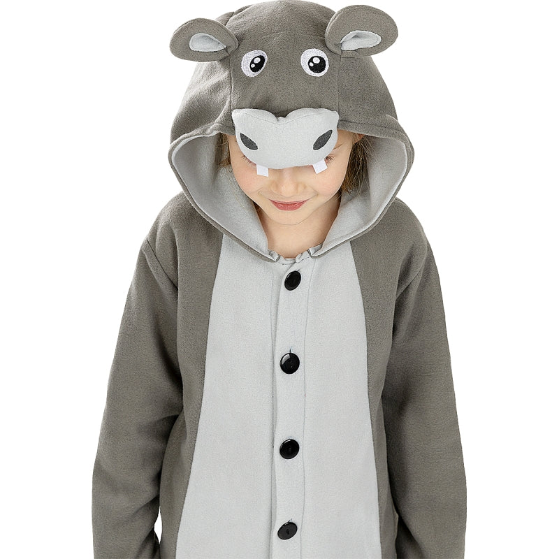 Disfraz de Hipopótamo Onesie infantil Detalle