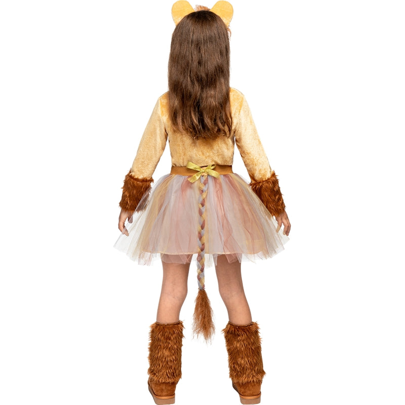 Disfraz de Leona para niña Espalda