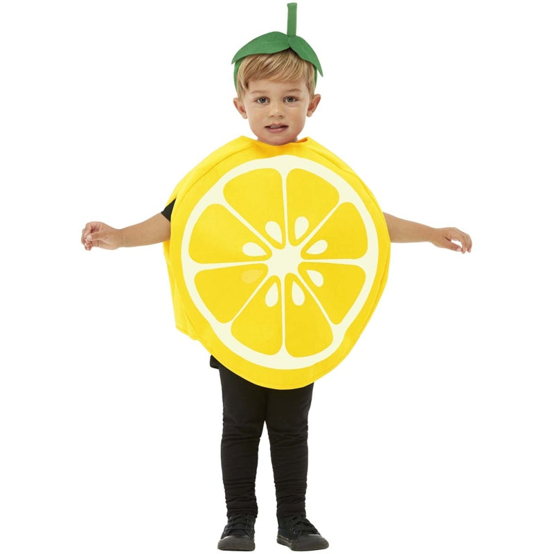 Disfraz de Limón amarillo infantil Bis