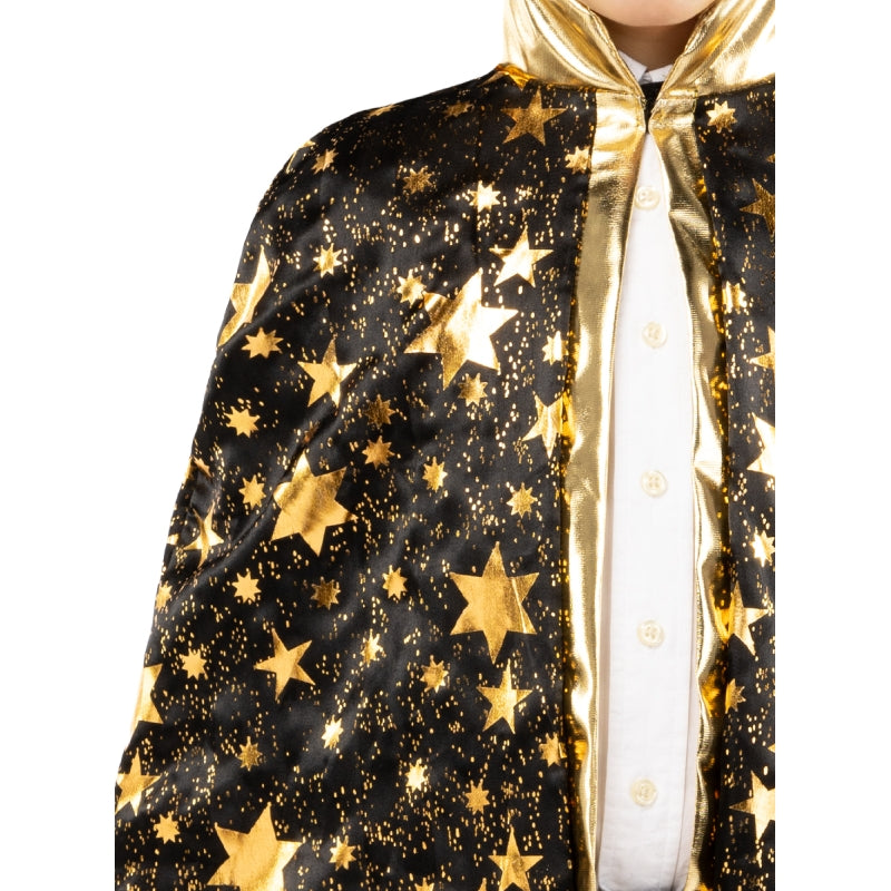 Disfraz de Mago con Estrellas para niño Detalle