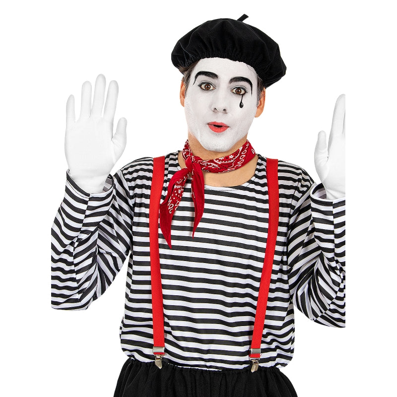 Disfraz de Mimo para hombre Bis