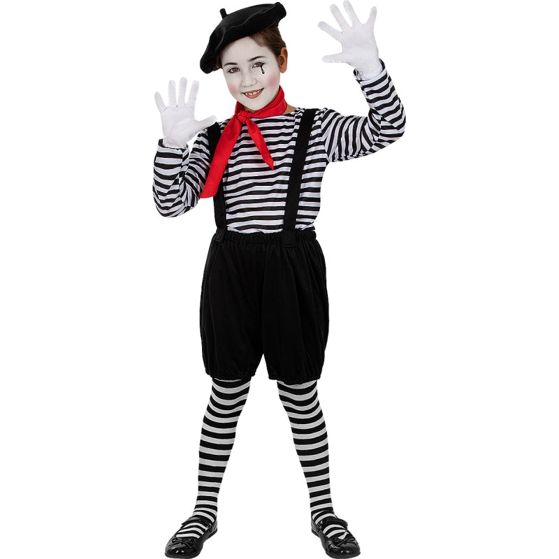 Disfraz de Mimo para niña