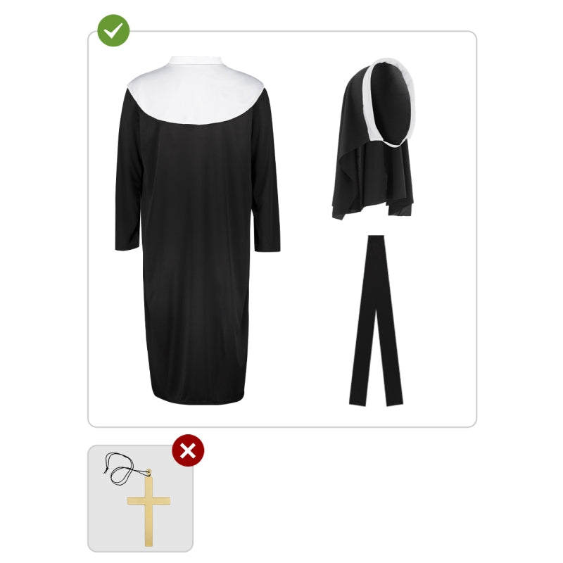 Disfraz de Monja Clarisa para mujer Contenido