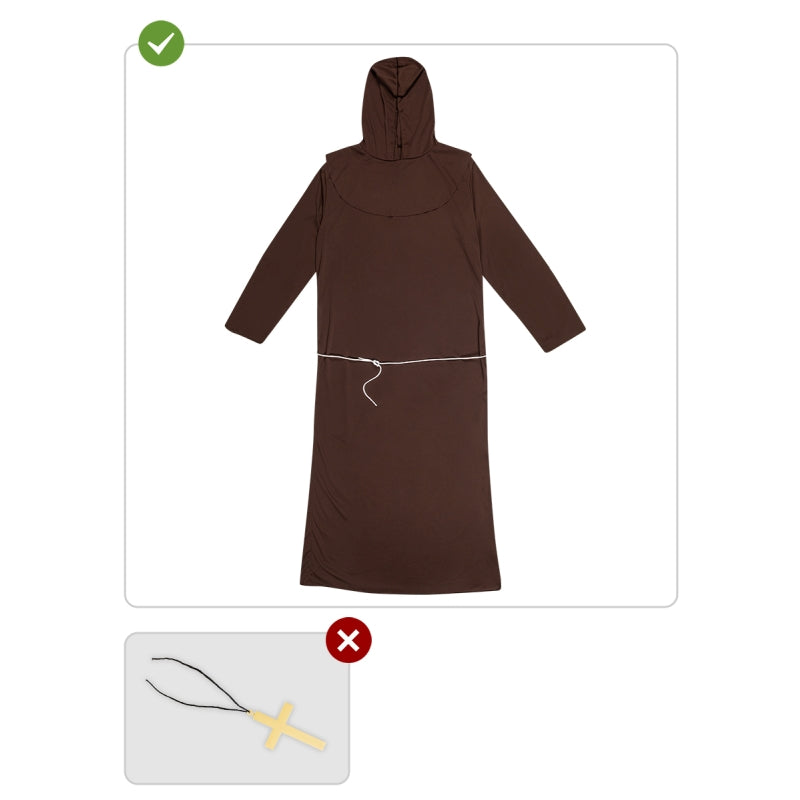 Disfraz de Monje para hombre Contenido