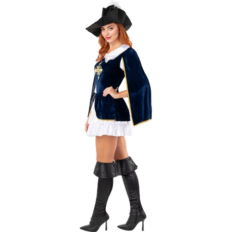 Disfraz de Mosquetera de la Orden para mujer Perfil