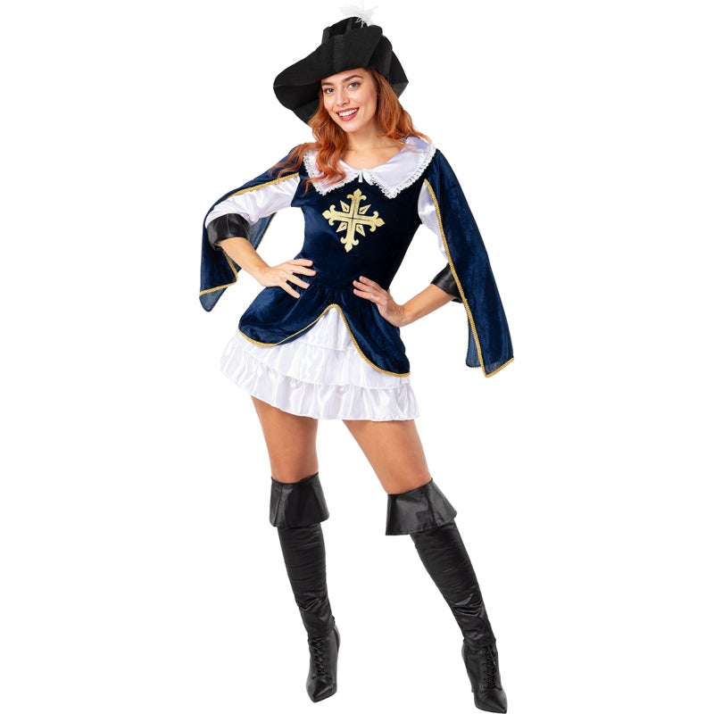 Disfraz de Mosquetera de la Orden para mujer