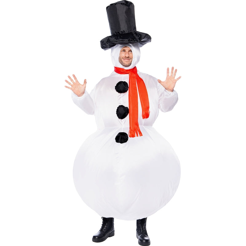 Disfraz de Muñeco de Nieve Clásico Hinchable adulto unisex Bis