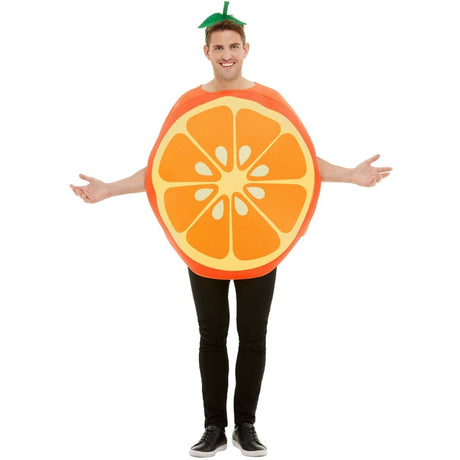 Disfraz de Naranja adulto unisex Hombre
