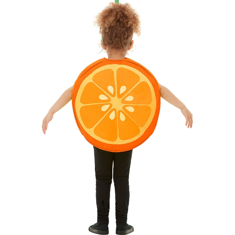 Disfraz de Naranja Valenciana infantil Espalda