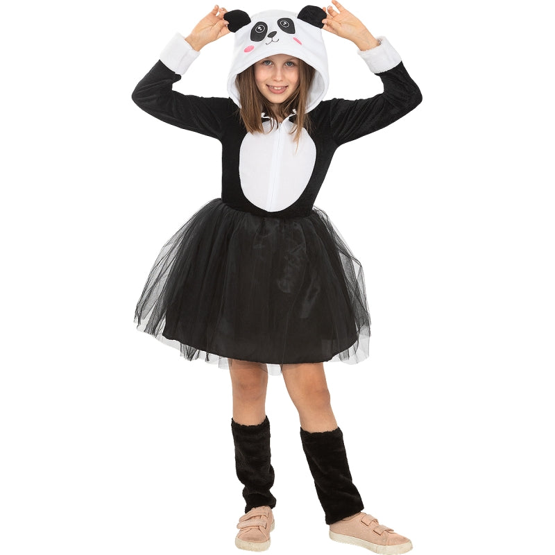 Disfraz de Oso Panda para niña Bis