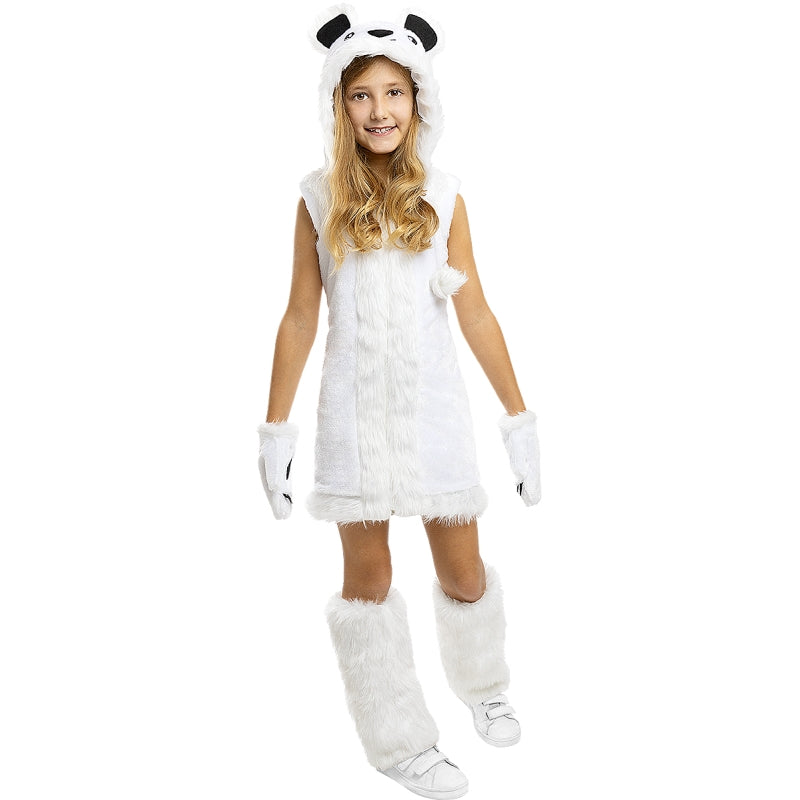Disfraz de Oso Polar para niña Perfil