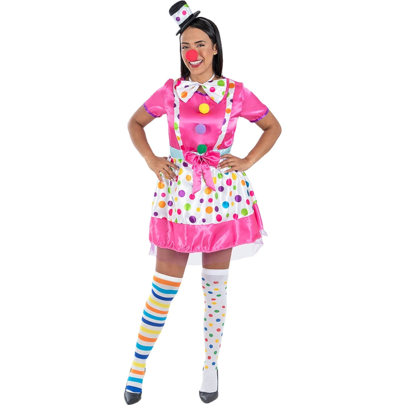 Disfraz de Payasa Happy para mujer Bis