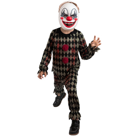 Disfraz de Payaso Sanguinario Deluxe para niño Bis