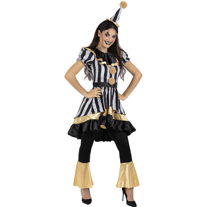 Disfraz de Payasa Macabra para mujer