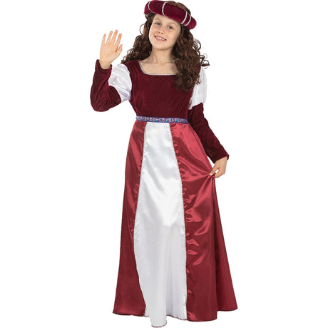 Disfraz de Princesa Medieval Jimena para niña